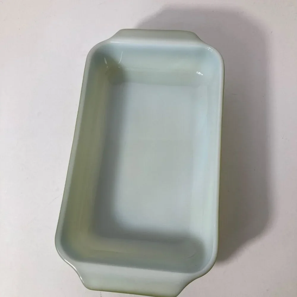 Vintage‎ Anchor Hocking Fire King 1.5Qt Rectangular Baking Dish 432 USA Green
